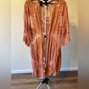 Size L Lace Duster